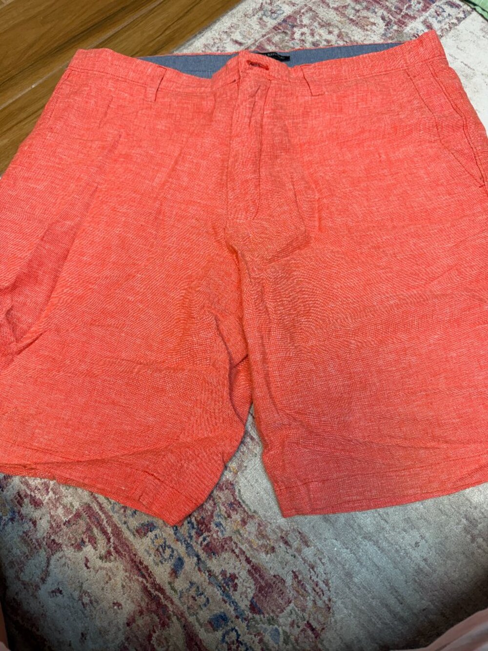 Banana Republic Men's Tangy Orange Shorts Size 36 In Great Shape!!